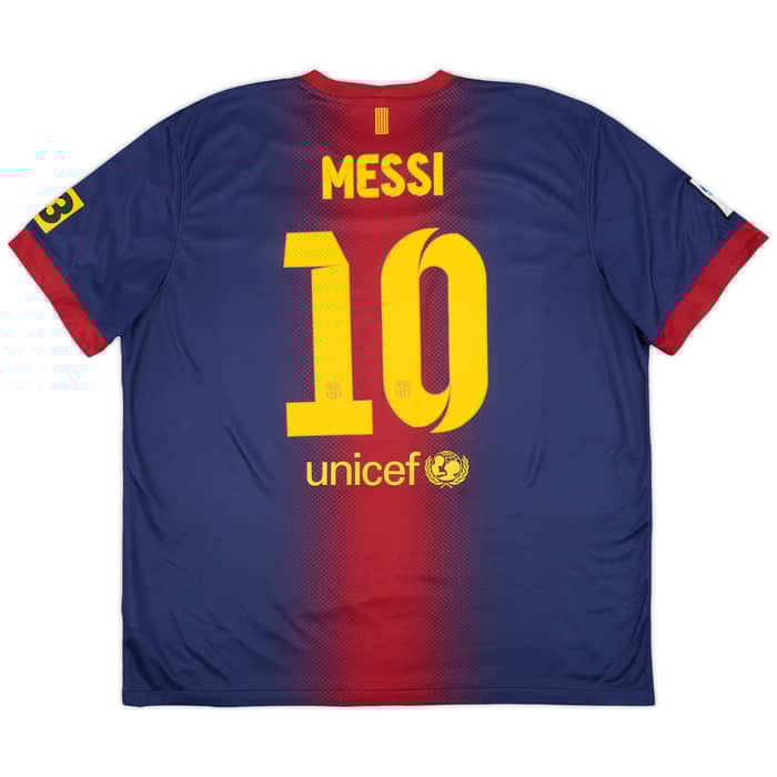 2012-13 Barcelona Home Shirt Messi #10 - 8/10 - (XXL)