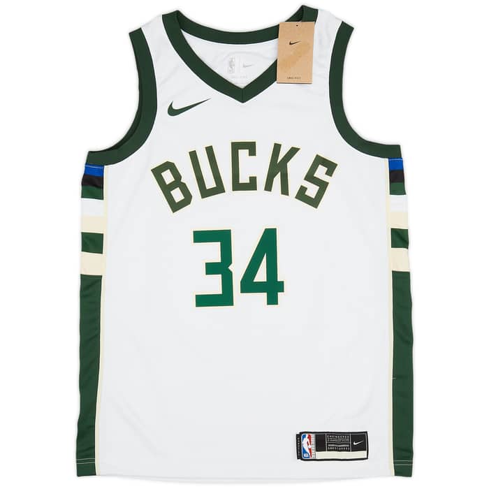 2017-23 Milwaukee Bucks Antetokounmpo #34 Nike Swingman Jersey (Home) M - W/Tags