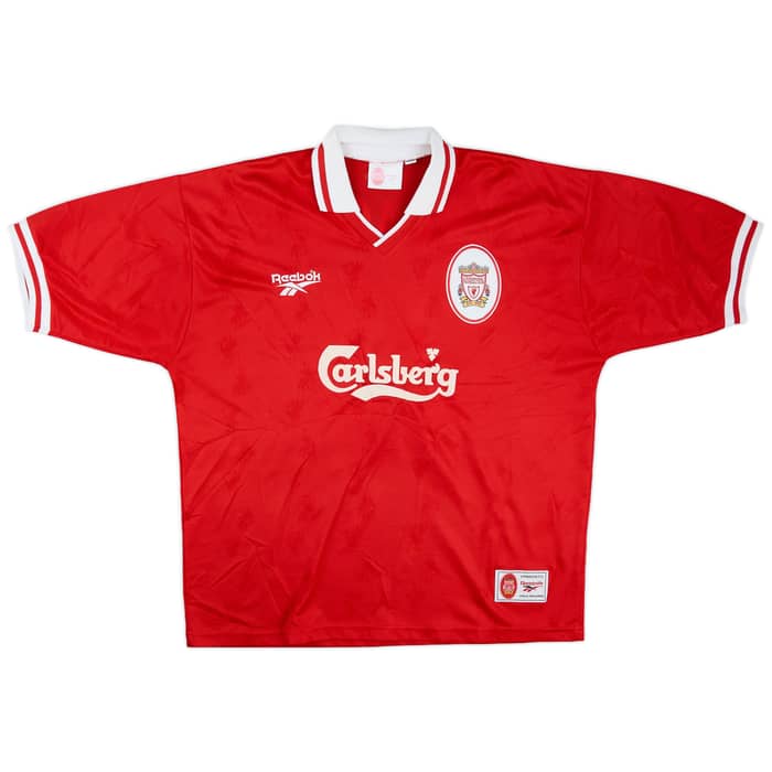 1996-98 Liverpool Home Shirt Carragher #23 - 8/10 - (XL)