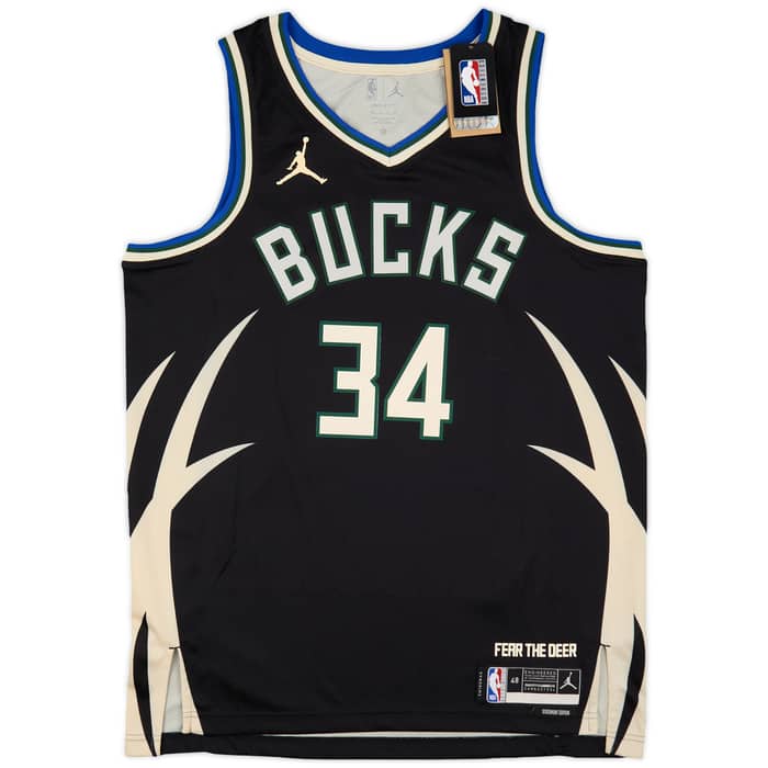 2022-25 Milwaukee Bucks Antetokounmpo #34 Jordan Swingman Alternate Jersey (L)