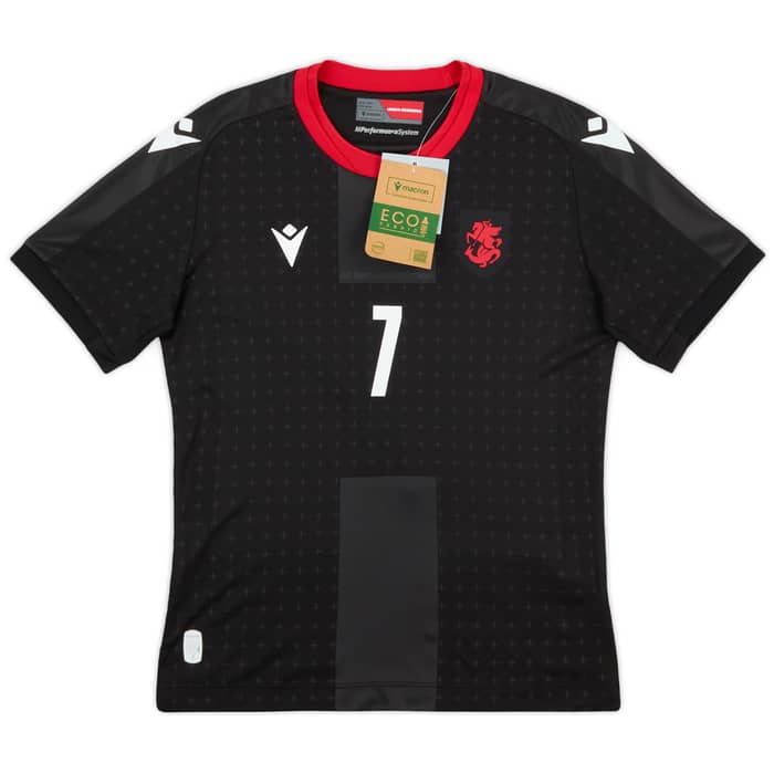 2023-24 Georgia Away Shirt Kvaratskhelia #7 (KIDS)