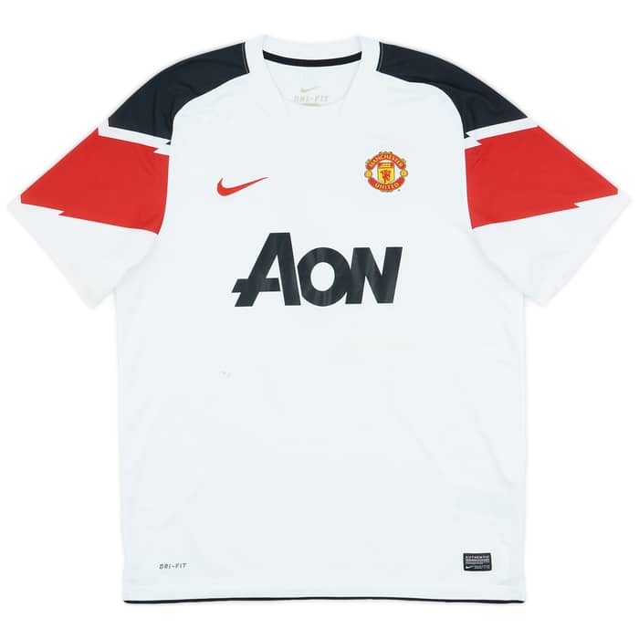 2010-12 Manchester United Away Shirt Evra #3 - 4/10 - (L)