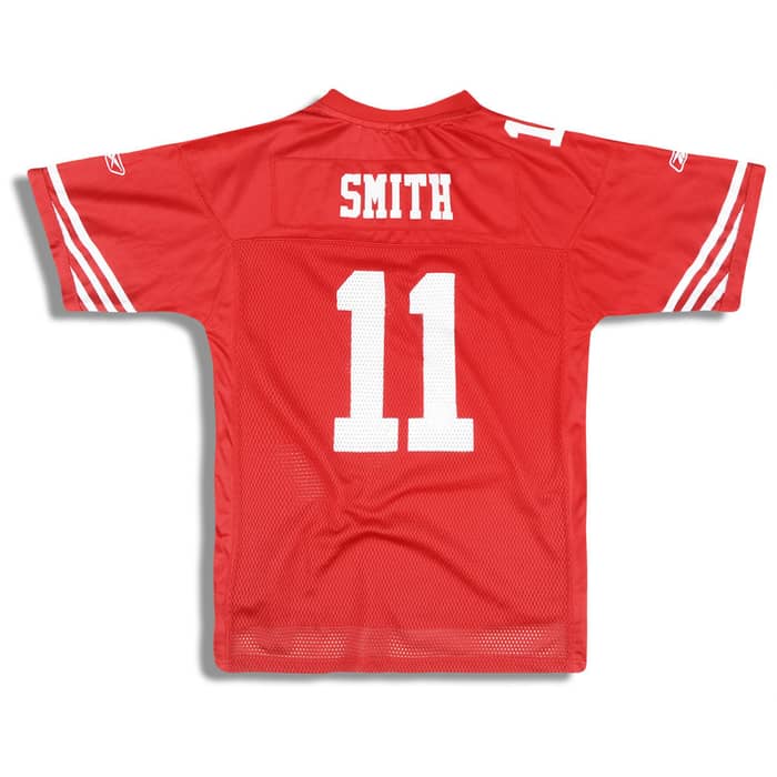 2009-11 San Francisco 49ers Smith #11 Reebok On Field Jersey (Home) Y
