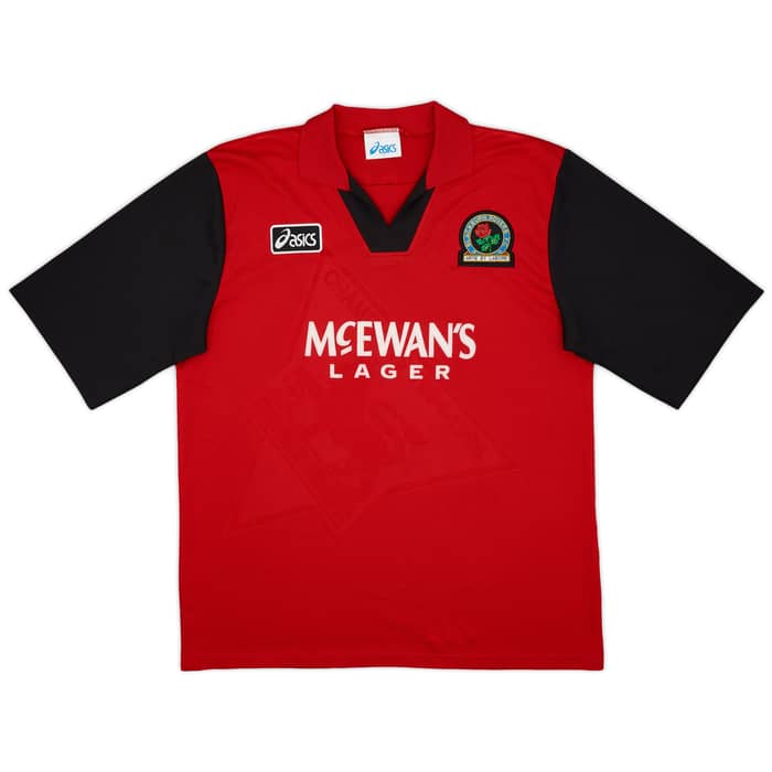 1995-96 Blackburn Away Shirt Shearer #9 - 8/10 - (XL)