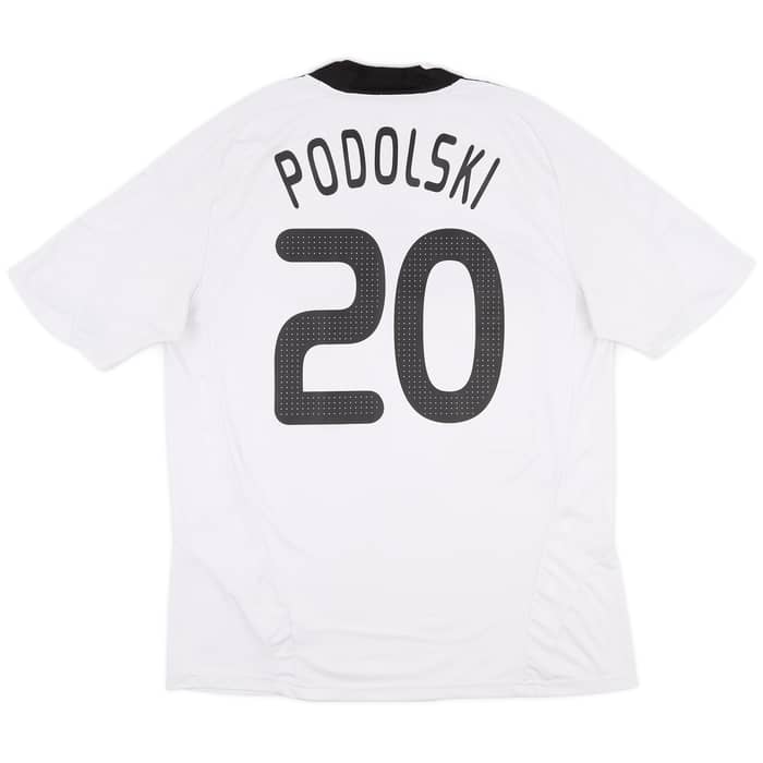 2008-09 Germany Home Shirt Podolski #20 - 7/10 - (XL)