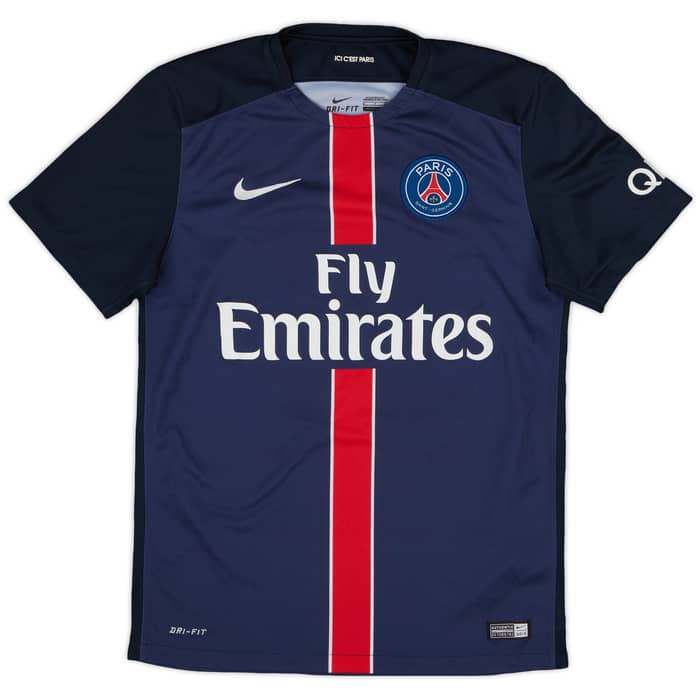2015-16 Paris Saint-Germain Home Shirt Ibrahimovic #10 - 6/10 - (S)