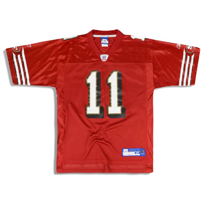 2005-06 San Francisco 49ers A. Smith #11 Reebok On Field Jersey (Home) Y