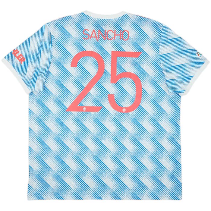 2021-22 Manchester United Away Shirt Sancho #25 - 10/10 - (XXL)