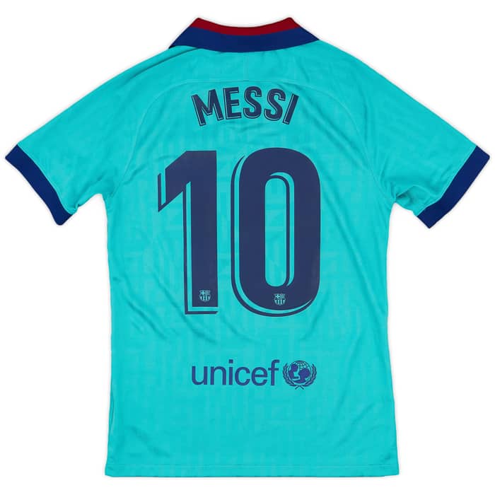 2019-20 Barcelona Third CL Shirt Messi #10 - 7/10 - (S)