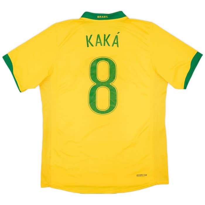 2006-08 Brazil Home Shirt Kaka #8 - 5/10 - (M)