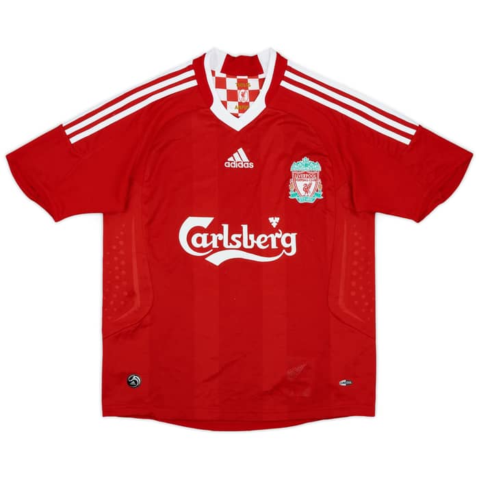 2008-10 Liverpool Home Shirt Babel #19 - 6/10 - (L.Boys)