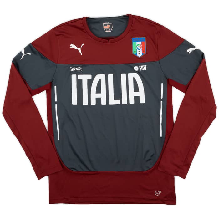 2014-15 Italy Puma Training L/S Shirt - 8/10 - (M)