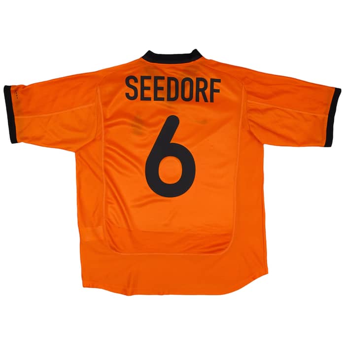 2000-02 Netherlands Home Shirt Seedorf #6 - 8/10 - (XL)
