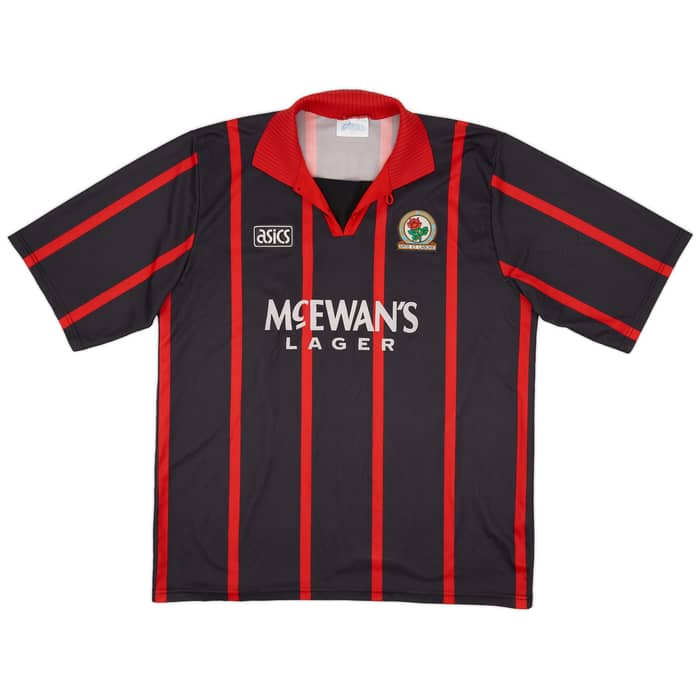 1994-95 Blackburn Away Shirt Hendry #5 - 8/10 - (XL)
