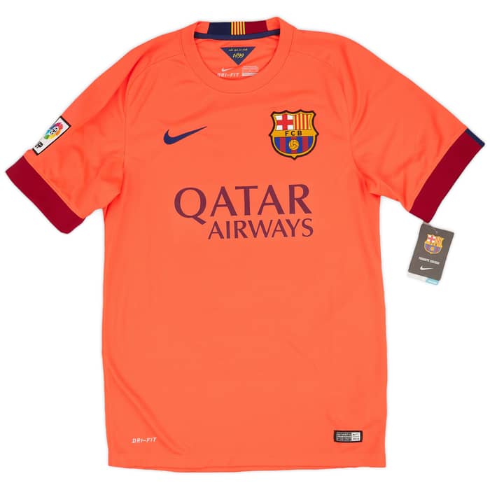 2014-15 Barcelona Away Shirt Messi #10