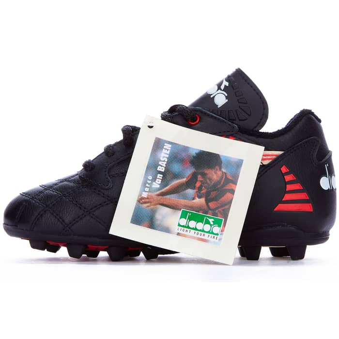 1992 Diadora Veloce MD Marco Van Basten Football Boots *In Box* Kids FG 12