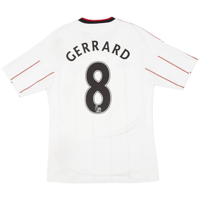 2010-11 Liverpool Away Shirt Gerrard #8 - 7/10 - (S)