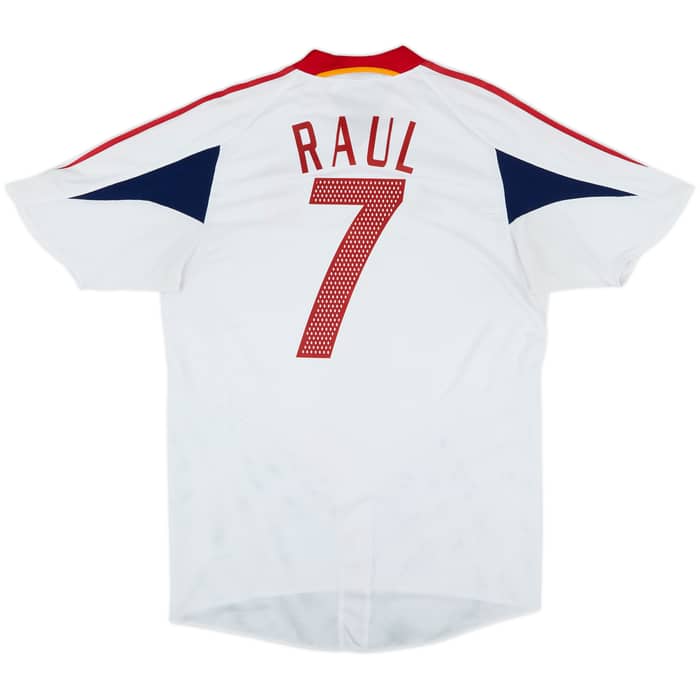 2004-06 Spain Away Shirt Raul #7 - 8/10 - (L)