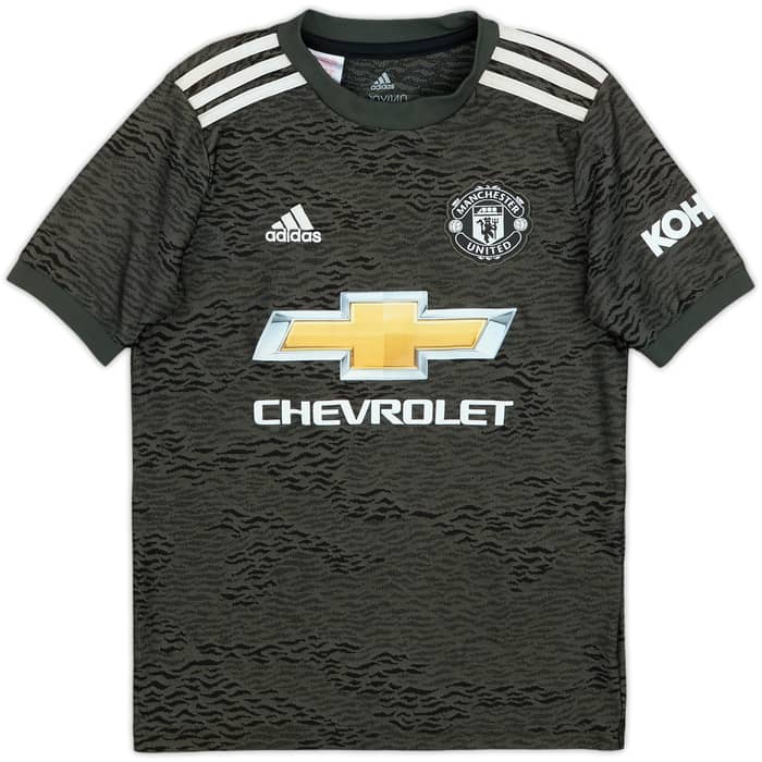 2020-21 Manchester United Away Shirt B.Fernandes #18 - 10/10 - (S.Boys)