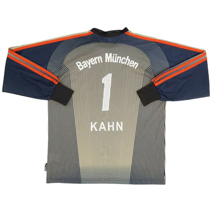 2003-04 Bayern Munich GK Shirt Kahn #1 - 7/10 - (XL.Boys)
