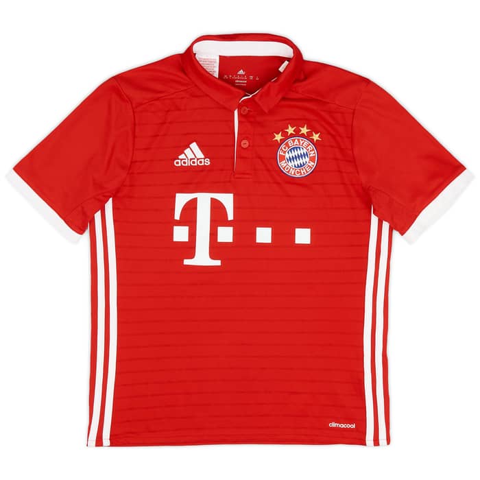 2016-17 Bayern Munich Home Shirt - 8/10 - (L.Boys)