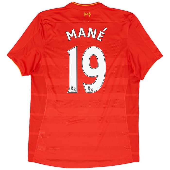 2016-17 Liverpool Home Shirt Mane #19