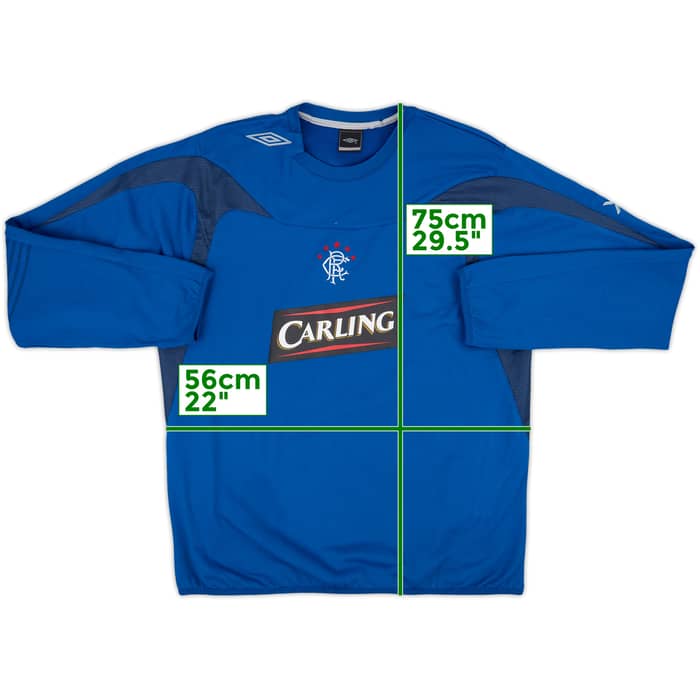 2007-08 Rangers Umbro Sweat Top - 7/10 - (XL)