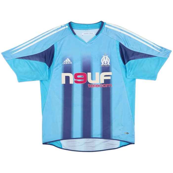 2004-05 Olympique Marseille Away Shirt Lizarazu #3 - 6/10 - (L)