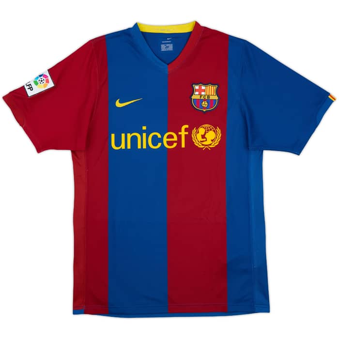 2006-07 Barcelona Home Shirt Ronaldinho #10 - 8/10 - (S)