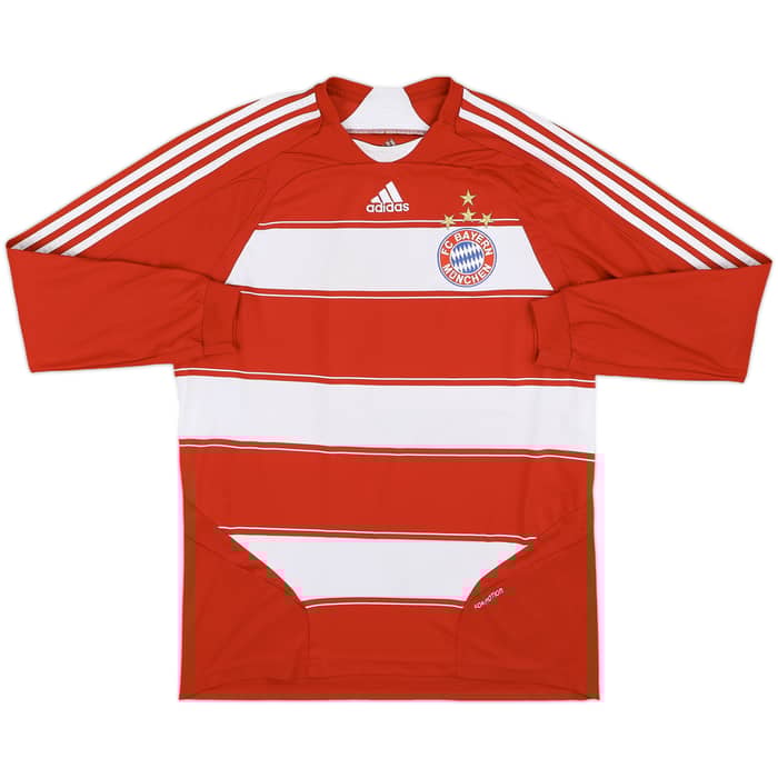 2008-09 Bayern Munich Player Issue Home L/S Shirt Schweinsteiger #31 - 6/10 - (L)