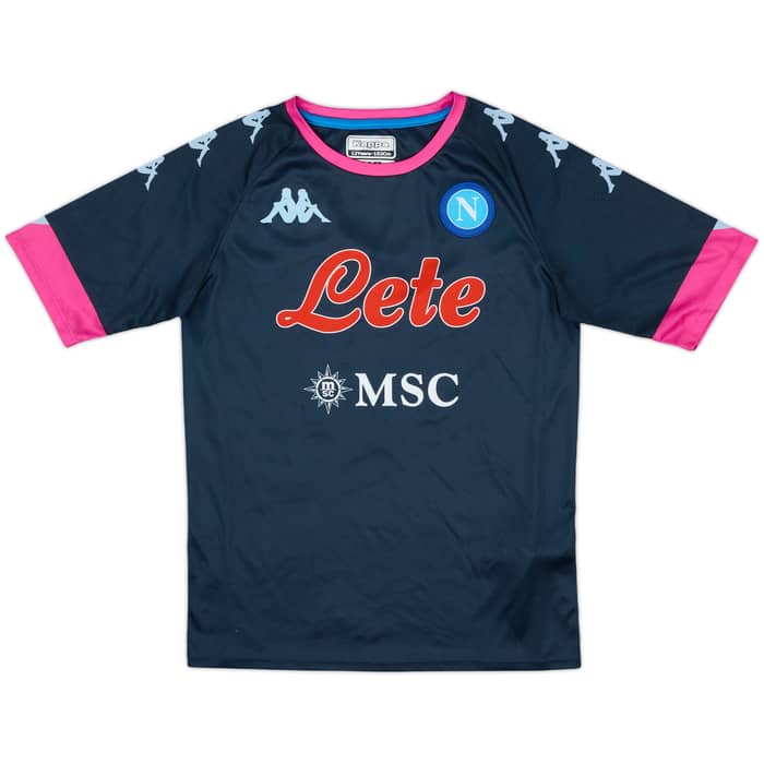 2020-21 Napoli Third Shirt and Shorts - 8/10 - (M.Boys)