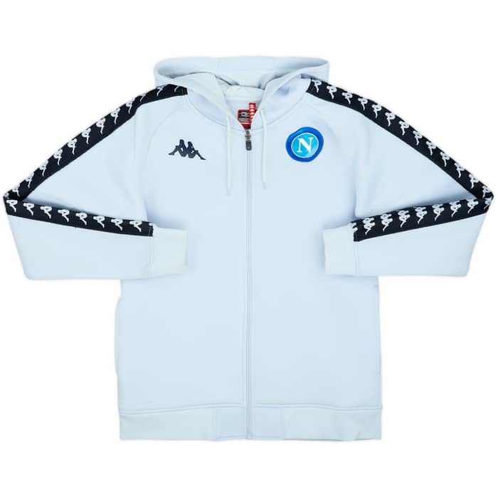 2018-19 Napoli Kappa Hooded Track Jacket - 8/10 - (S)