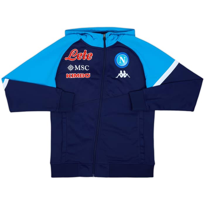 2020-21 Napoli Kappa Hooded Track Jacket - 9/10 - (S)