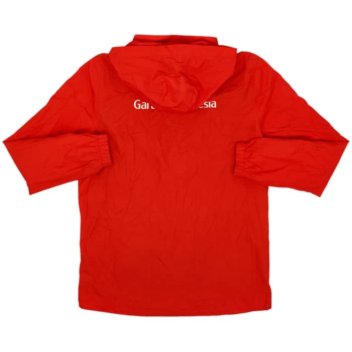 2015-16 Liverpool New Balance Hooded Track Jacket - 8/10 - (XL.Boys)