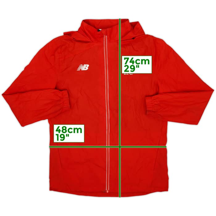 2015-16 Liverpool New Balance Hooded Track Jacket - 8/10 - (XL.Boys)