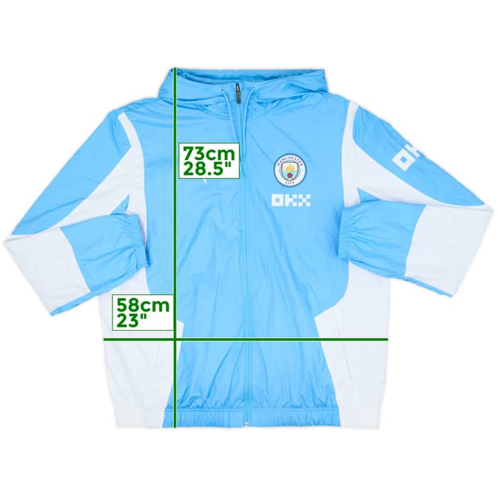 2023-24 Manchester City Player Issue Puma Hooded Rain Jacket - 8/10 - (XL)