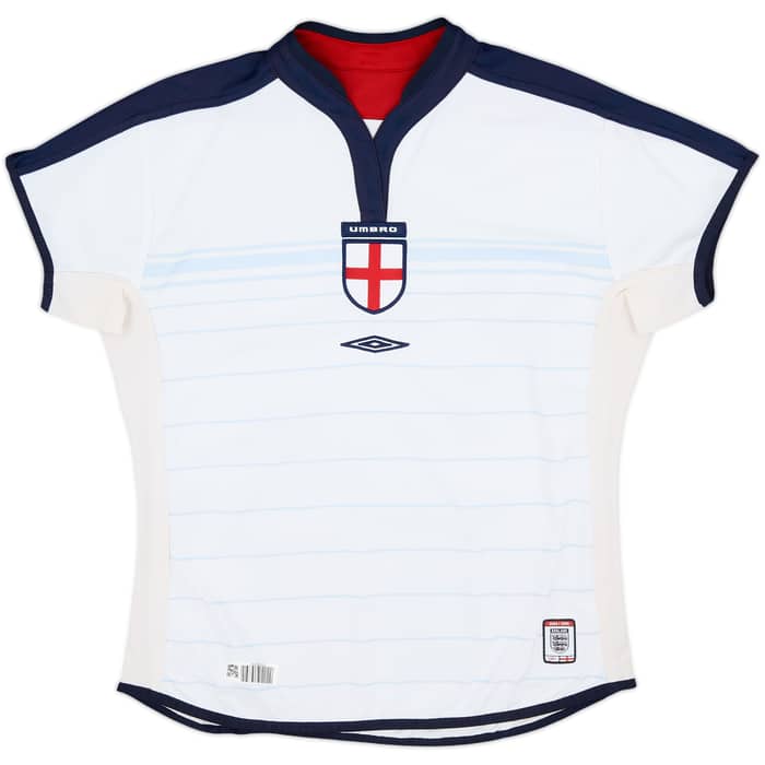 2003-05 England Home Shirt - 7/10 - (Women's M)