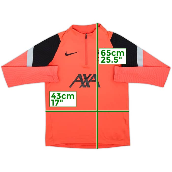2020-21 Liverpool Nike 1/4 Zip Drill Top - 4/10 - (L.Boys)
