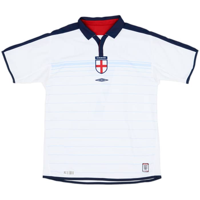 2003-05 England Home Shirt Beckham #7 - 6/10 - (L)