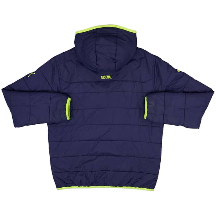 2016-17 Arsenal Puma Reversible Padded Bench Coat - 7/10 - (L)