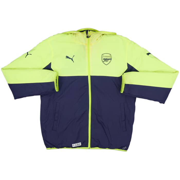 2016-17 Arsenal Puma Reversible Padded Bench Coat - 7/10 - (L)