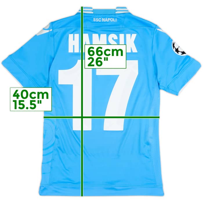 2013-14 Napoli Home Shirt Hamsik #17 - 9/10 - (S)