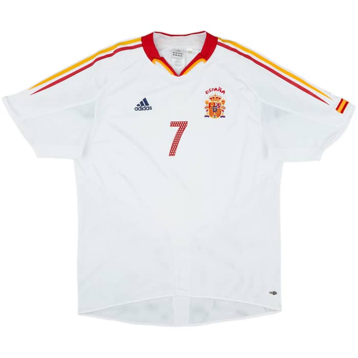 2004-06 Spain Away Shirt Raul #7 - 7/10 - (XL)