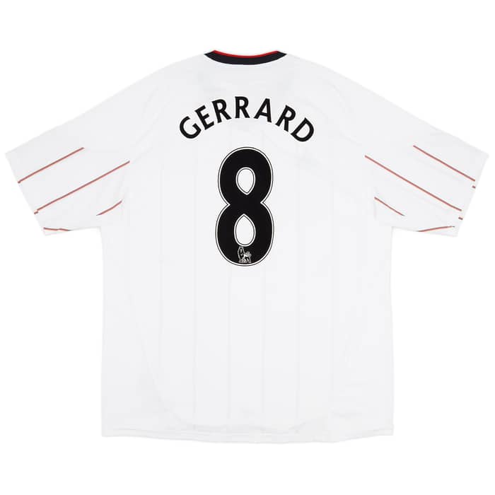 2010-11 Liverpool Away Shirt Gerrard #8 - 8/10 - (3XL)