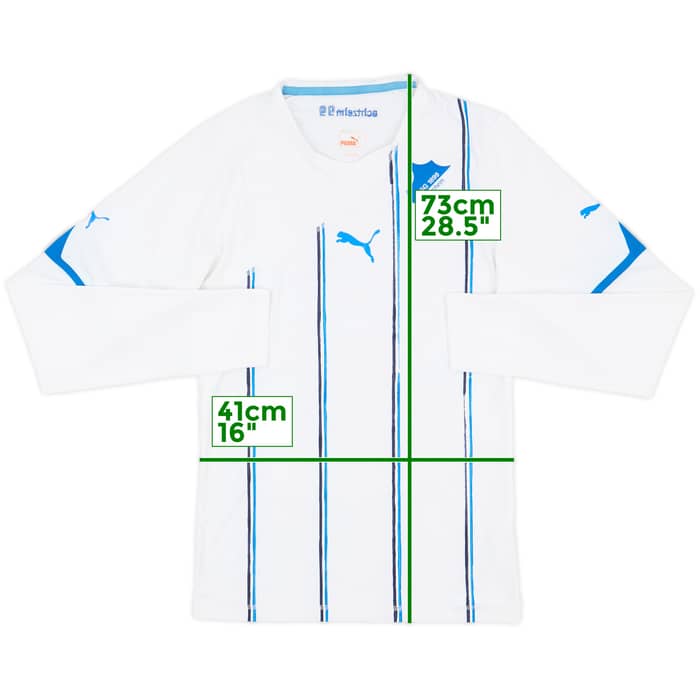 2010-12 TSG Hoffenheim Player Issue Away L/S Shirt - 8/10 - (L)