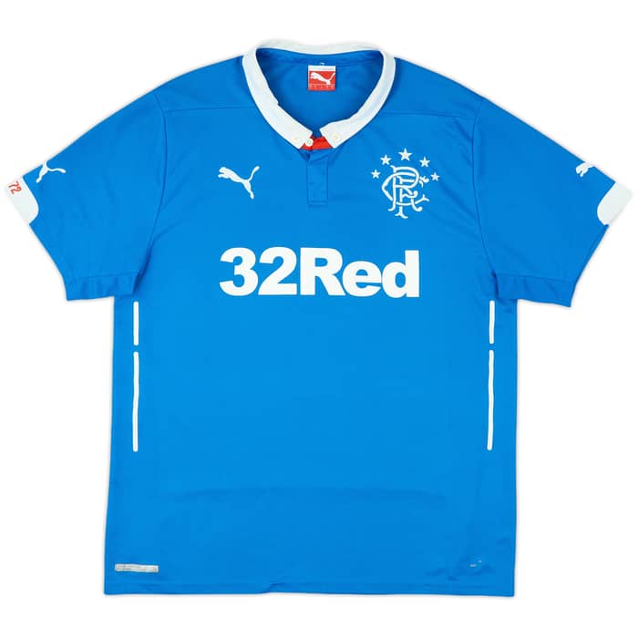 2014-15 Rangers Home Shirt - 8/10 - (L)