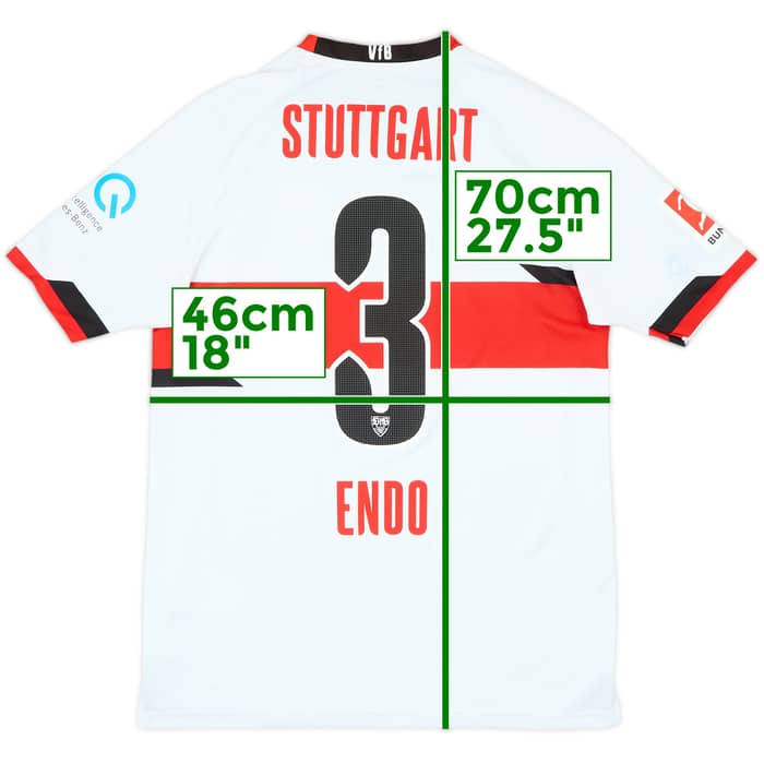 2021-22 Stuttgart Home Shirt Endo #3 - 6/10 - (S)