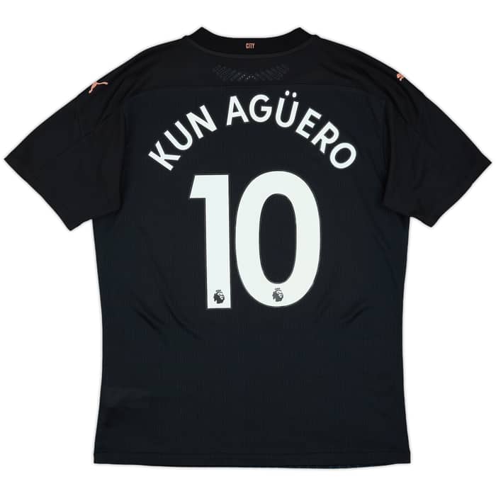 2020-21 Manchester City Authentic Away Shirt Kun Aguero #10 - 10/10 - (L)