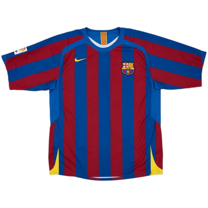 2005-06 Barcelona Home Shirt Messi #30 - 8/10 - (XL)