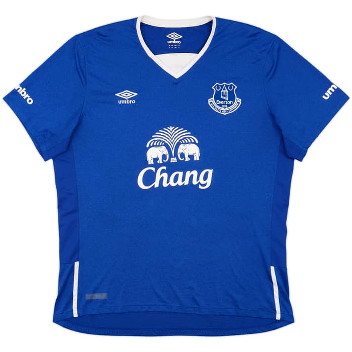 2015-16 Everton Home Shirt Lukaku #10 - 7/10 - (XL)